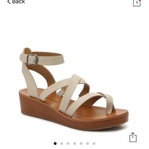 Lucky Brand Hoami Wedge Sandal Size 10